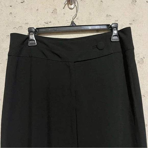 TREVAN Black Wide Leg Dress Pants Slacks Women’s Size 8 Office Career Work - Picture 2 of 10